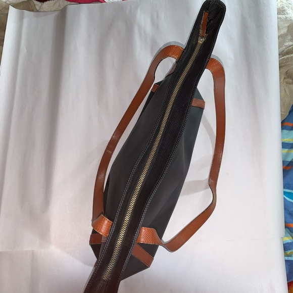 vintage BOTTEGA VENETA oversized zip top TOTE BAG - Picture 8 of 14